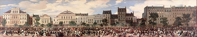Attentat de Fieschi commis contre le Roi Louis-Philippe le 28 juillet 1835