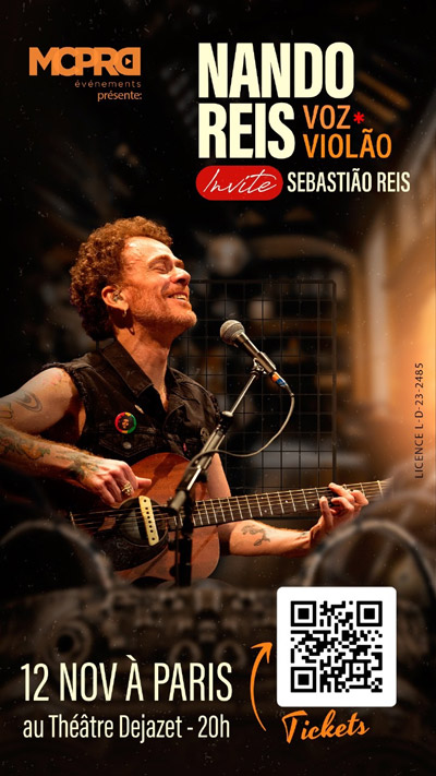 Affiche de CONCERT NANDO REIS