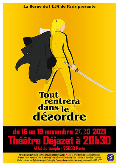 Affiche de la Revue de l'UJA - L’IMPORTANT C’EST DE GAGNER