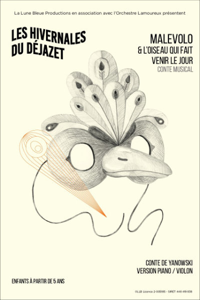 Affiche de MALEVOLO ET L’OISEAU QUI FAIT VENIR LE JOUR - VERSION PIANO/VIOLON