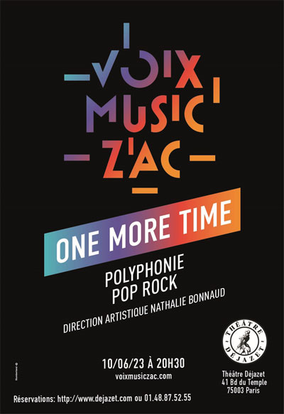 Affiche de Choral Voix Music Z'ac